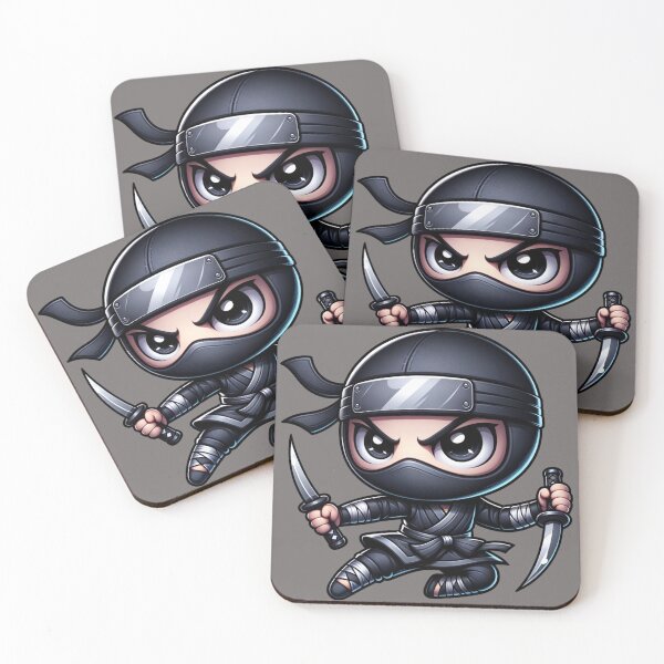 Item preview, Cute Kawaii Ninja Warrior 12 designed and sold by Redblackman.