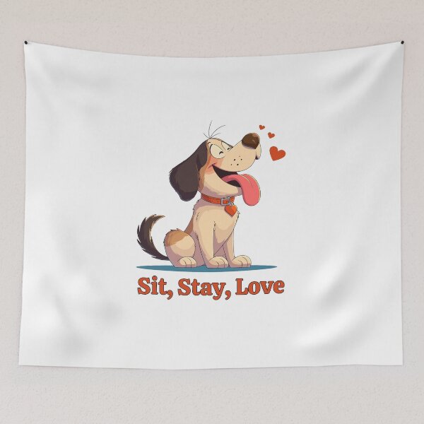 Item preview, Sit, Stay, Love designed and sold by aipolohu.