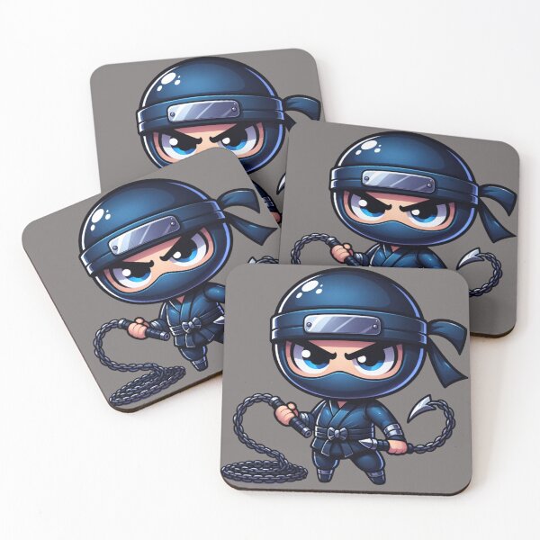 Item preview, Cute Kawaii Ninja Warrior 13 designed and sold by Redblackman.