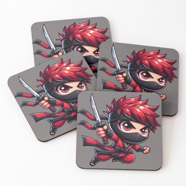 Item preview, Cute Kawaii Ninja Warrior 14 designed and sold by Redblackman.