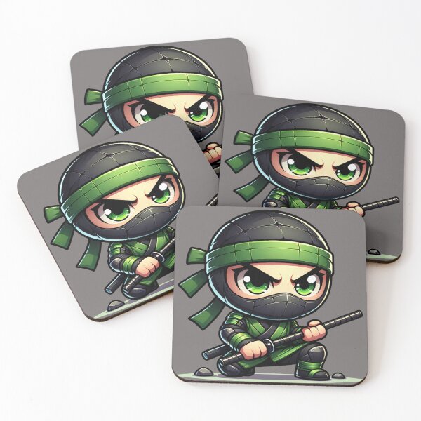 Item preview, Cute Kawaii Ninja Warrior 15 designed and sold by Redblackman.