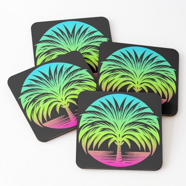 Item preview, Tropical Palm Sunset - Vibrant Gradient Design designed and sold by SportyAndArtful.