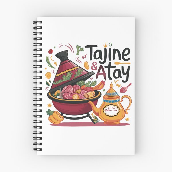 Item preview, Vibrant Moroccan Tajine & Teapot Illustration - Festive Tagine Party Poster designed and sold by Creatiforge.