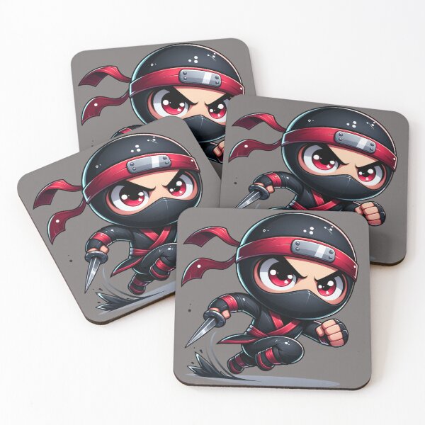 Item preview, Cute Kawaii Ninja Warrior 16 designed and sold by Redblackman.