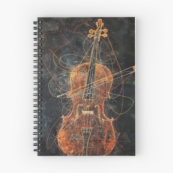 Item preview, Violin on black background homage to music designed and sold by aghnadarragh.
