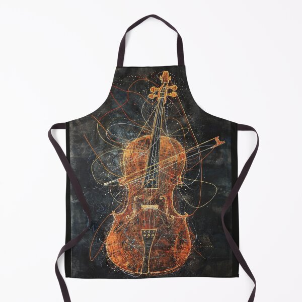 Item preview, Violin on black background homage to music designed and sold by aghnadarragh.