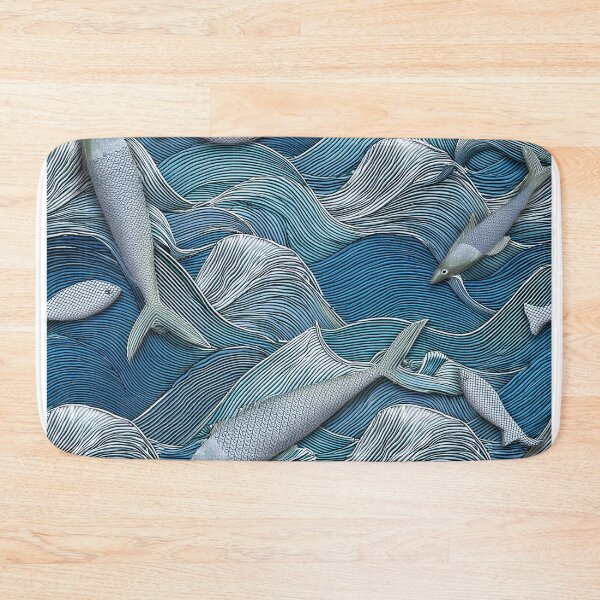 Item preview, Fish among the waves of the sea./2 designed and sold by My-fake-places.