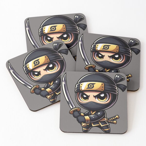 Item preview, Cute Kawaii Ninja Warrior 17 designed and sold by Redblackman.