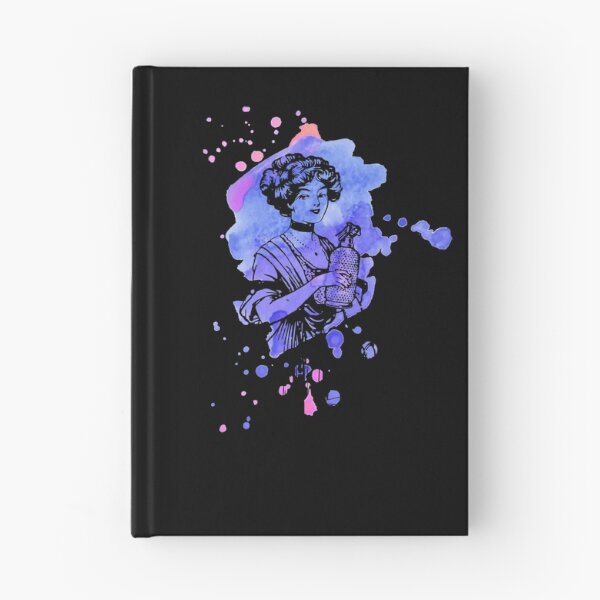 Item preview, Victorian lady in paint splash  designed and sold by MarigoldandLily.