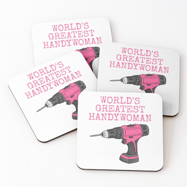 Item preview, World's Greatest Handywoman, Female Builder Carpenter DIY Funny designed and sold by doodlerob.