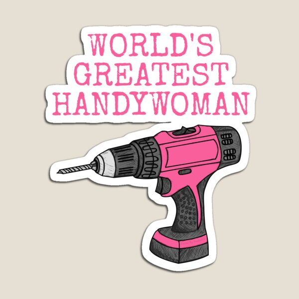 Item preview, World's Greatest Handywoman, Female Builder Carpenter DIY Funny designed and sold by doodlerob.