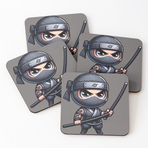 Item preview, Cute Kawaii Ninja Warrior 18 designed and sold by Redblackman.