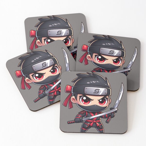 Item preview, Cute Kawaii Ninja Warrior 19 designed and sold by Redblackman.
