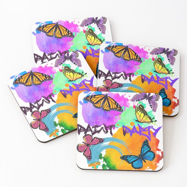 Item preview, butterflies at a paint party designed and sold by gridin828.