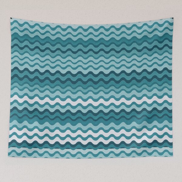 Item preview, Sky-blue waves/1 designed and sold by My-fake-places.