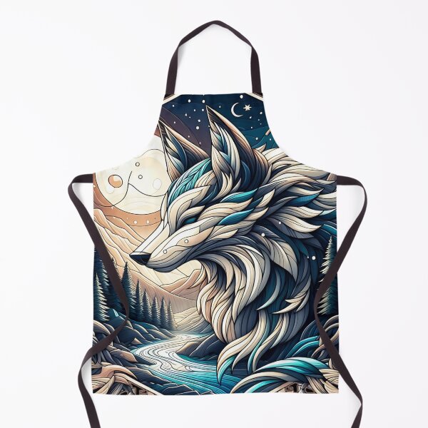 Item preview, Fierce and Free Stunning Wolf designed and sold by Dynke.