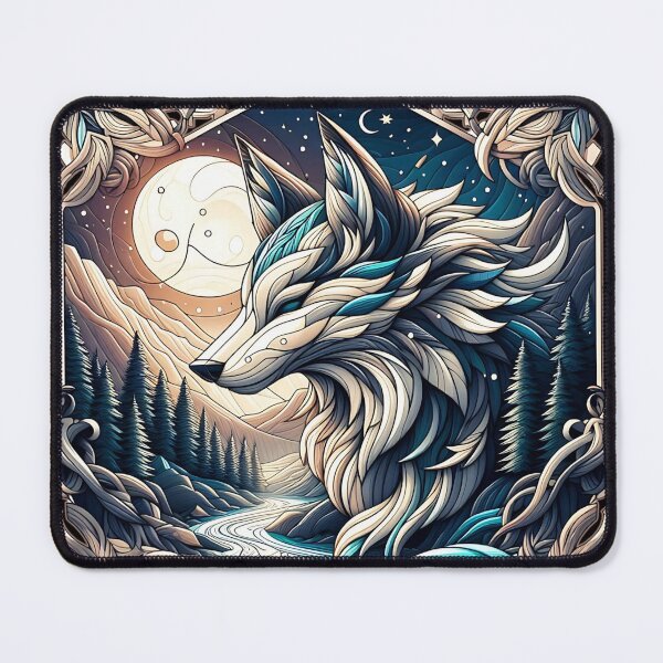 Item preview, Fierce and Free Stunning Wolf designed and sold by Dynke.