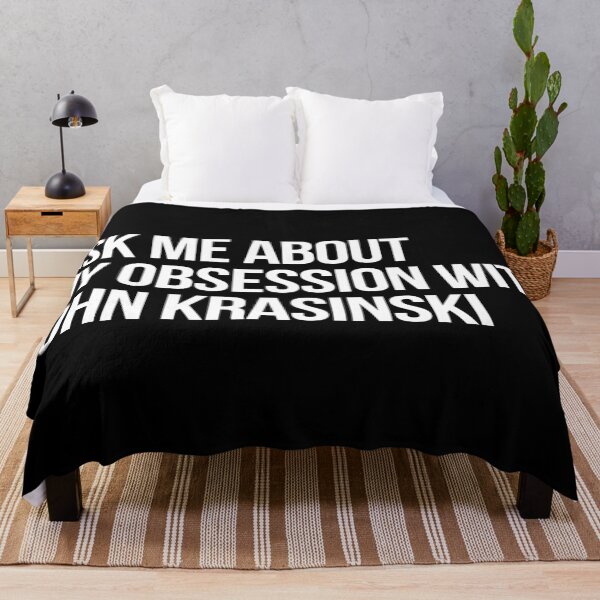 Item preview, Ask me About my Obsession with John Krasinski designed and sold by deluluhaze.