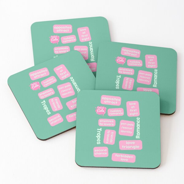 Item preview, Romance Tropes Geometric Fiction Book Trekking designed and sold by Renata Illustrata.