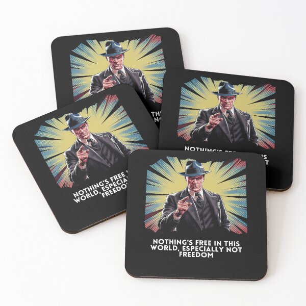 Item preview, Nothing's Free in This World Vintage Mobster Quote designed and sold by Hananiah Merch.