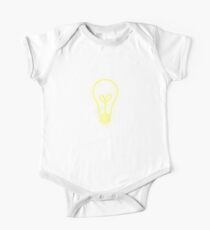 Glühende Glühbirne Baby Body Kurzarm