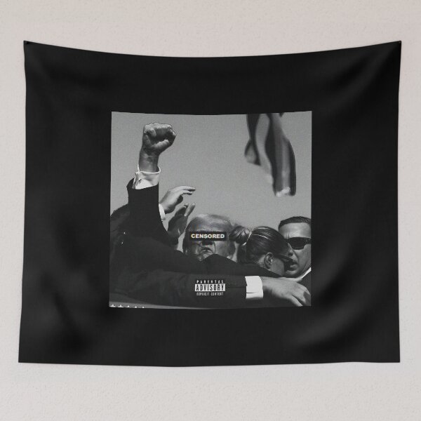 Item preview, The One Who Was Shot in The Ear Donalt Trump designed and sold by JurenArt.