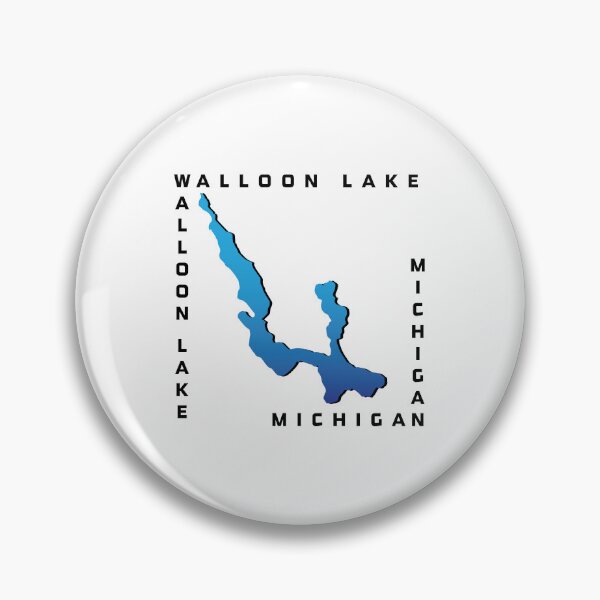 Item preview, Walloon Lake Michigan - Square designed and sold by SwiftSlothMedia.