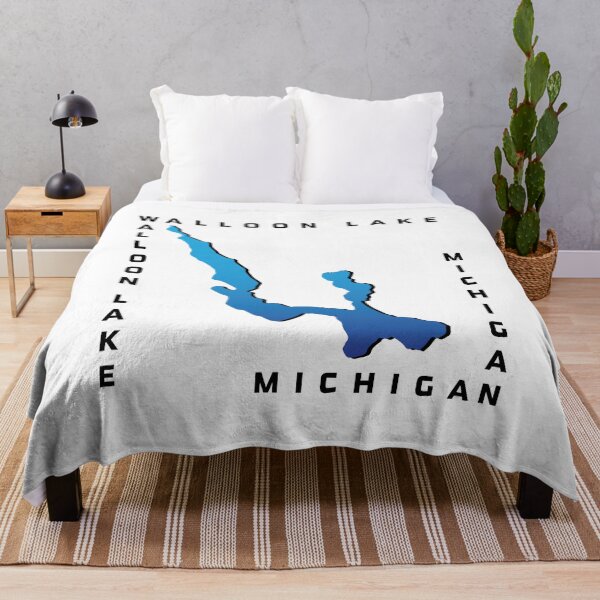 Item preview, Walloon Lake Michigan - Square designed and sold by SwiftSlothMedia.