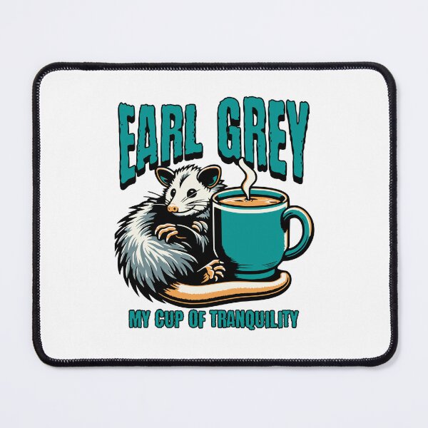Item preview, Earl grey opossum designed and sold by Graffik-Peeps.
