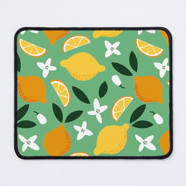 Item preview, Lemons And Oranges Fruit Pattern On Mint Green designed and sold by DEC02.
