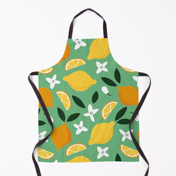 Item preview, Lemons And Oranges Fruit Pattern On Mint Green designed and sold by DEC02.