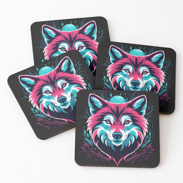 Item preview, Abstract Wolf: A Spectrum of Color designed and sold by zoughlal.