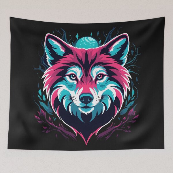 Item preview, Abstract Wolf: A Spectrum of Color designed and sold by zoughlal.