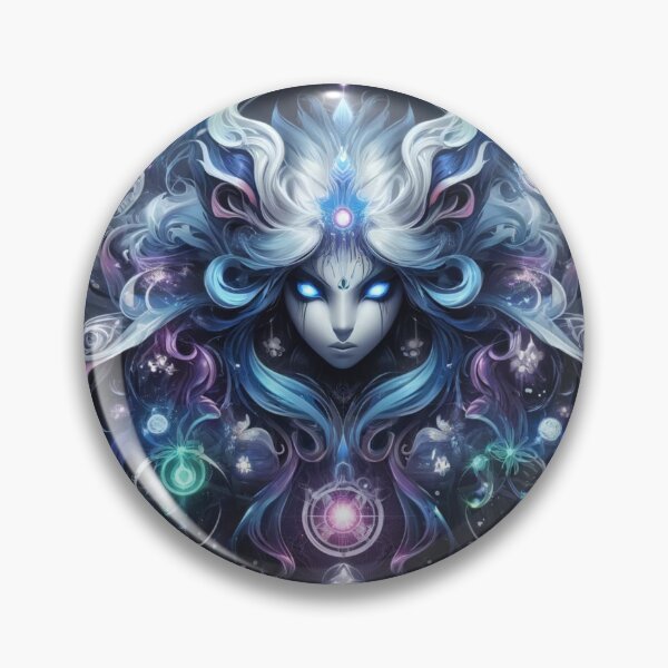 Item preview, Celestial Enigma The Mystical Portrait of the Cosmic Guardian designed and sold by TeslaSt0re.