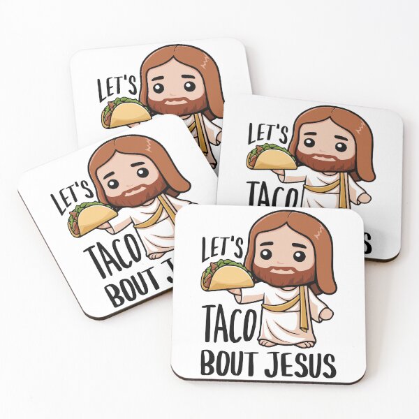Item preview, Let's Taco Bout Jesus! Christian Humor Taco Pun designed and sold by PMCreative.