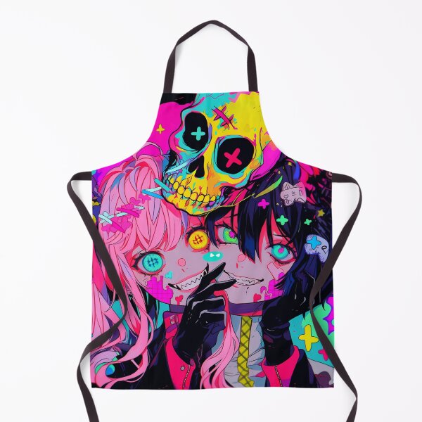 Item preview, Kawaii Punk Neon Yandere Anime Girls designed and sold by bubblegoth.