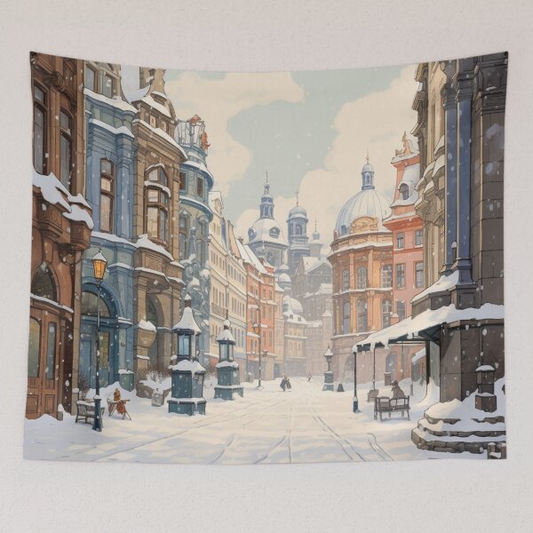 Item preview, Snowy Prague designed and sold by Rtymer.