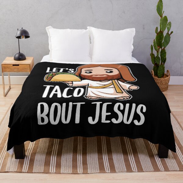 Item preview, Let's Taco Bout Jesus! Christian Humor Taco Joke designed and sold by PMCreative.