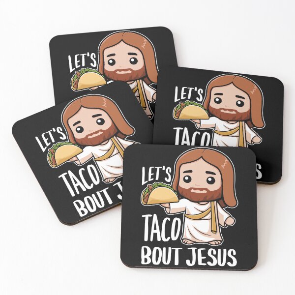 Item preview, Let's Taco Bout Jesus! Christian Humor Taco Joke designed and sold by PMCreative.