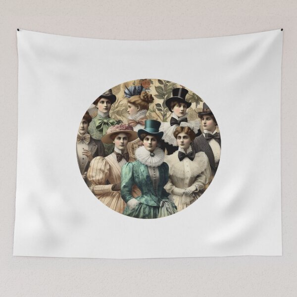 Item preview, Victorian-Era Group with Pixelated Faces for Anonymity designed and sold by freackly.