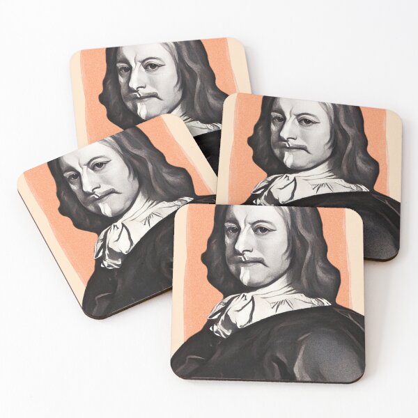 Item preview, English Poet William Strode - orange - illustration  designed and sold by Litstoy.