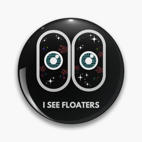 Item preview, I SEE FLOATERS (BLACK VER) designed and sold by RED-MOUSE.