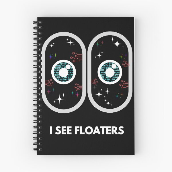 Item preview, I SEE FLOATERS (BLACK VER) designed and sold by RED-MOUSE.