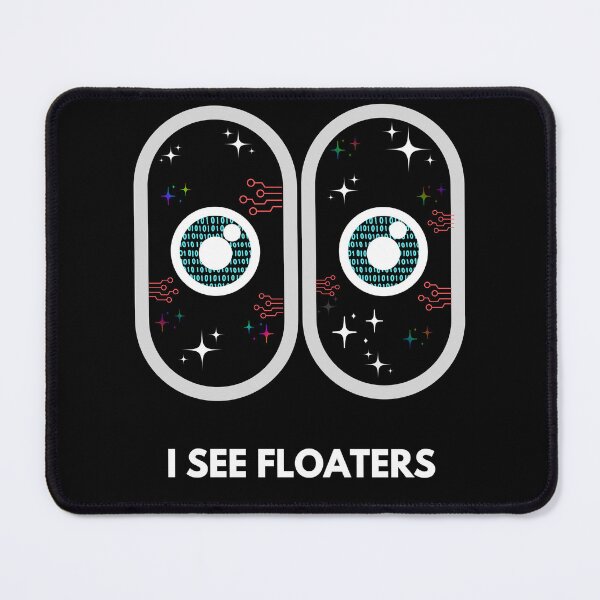Item preview, I SEE FLOATERS (BLACK VER) designed and sold by RED-MOUSE.