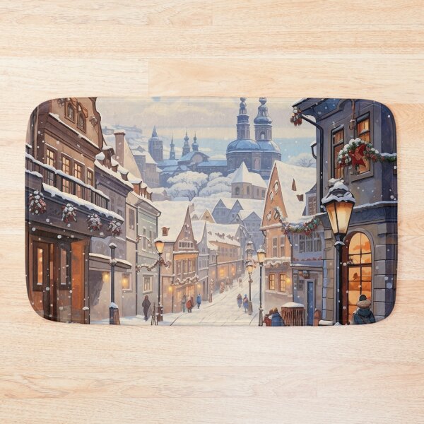 Item preview, Snowy Prague designed and sold by Rtymer.