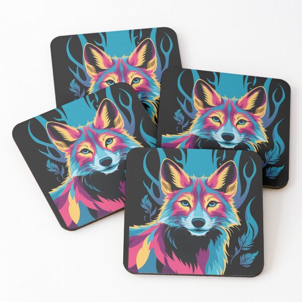 Item preview, Vibrant Geometric Fox designed and sold by zoughlal.