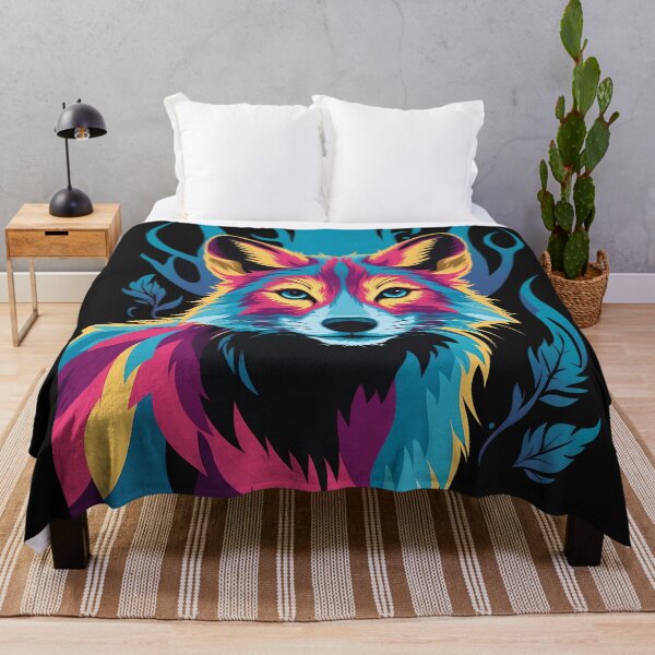Item preview, Vibrant Geometric Fox designed and sold by zoughlal.