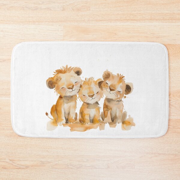 Item preview, Adorable Cubs: A Trio of Playful Moments designed and sold by AI-Only Creations.