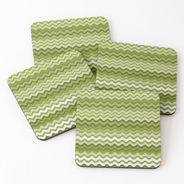 Item preview, Pea green waves/1 designed and sold by My-fake-places.