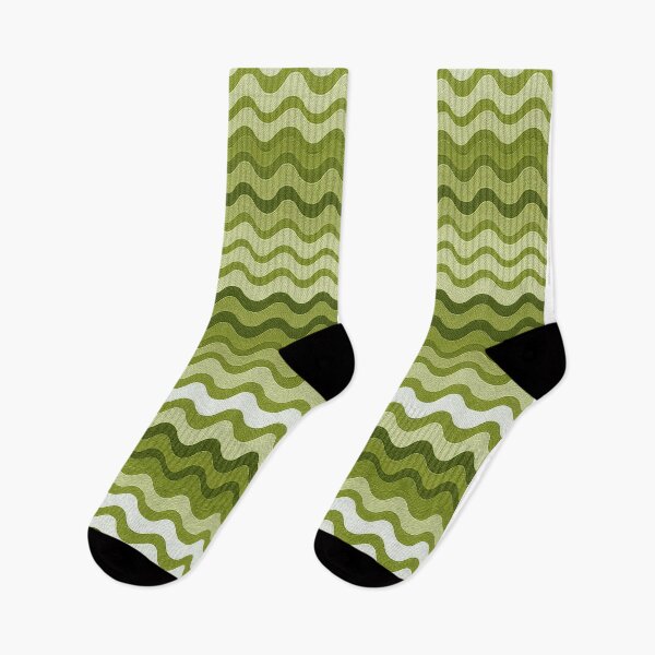 Item preview, Pea green waves/1 designed and sold by My-fake-places.